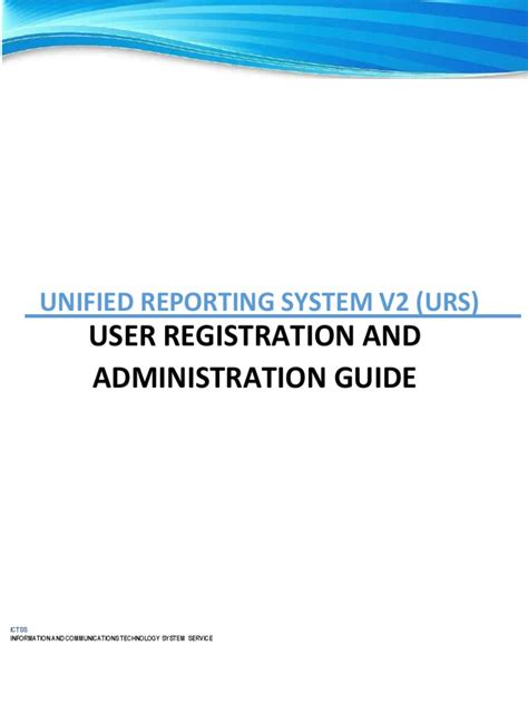 ursv2|UNIFIED REPORTING SYSTEM .